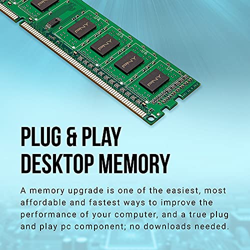 Image of PNY Performance 8GB DDR3 1600MHz (PC3-12800) CL11 1.5V Desktop Memory - MD8GSD31600NHS