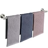 NearMoon Bathroom Towel Bar, Bath Accessories Thicken Stainless Steel Shower Towel Rack for Bathroom