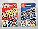 Price comparison product image Mattel Uno Card Game Bundled with Dos Card Game, Multicolor