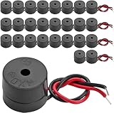 25PCS Buzzer DC 3-12V Wired Connector Active Electronic Buzzer 85dB