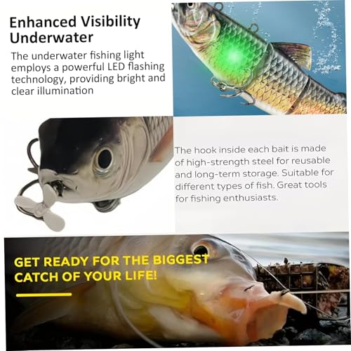 Leurres de pêche électriques pour attraper du poisson en eau trouble difficile