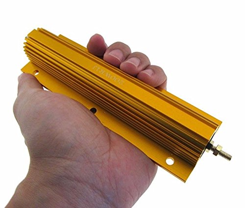 200W 0.1 Ohm Power Resistor Wirewound Aluminum Load w/Screw nut