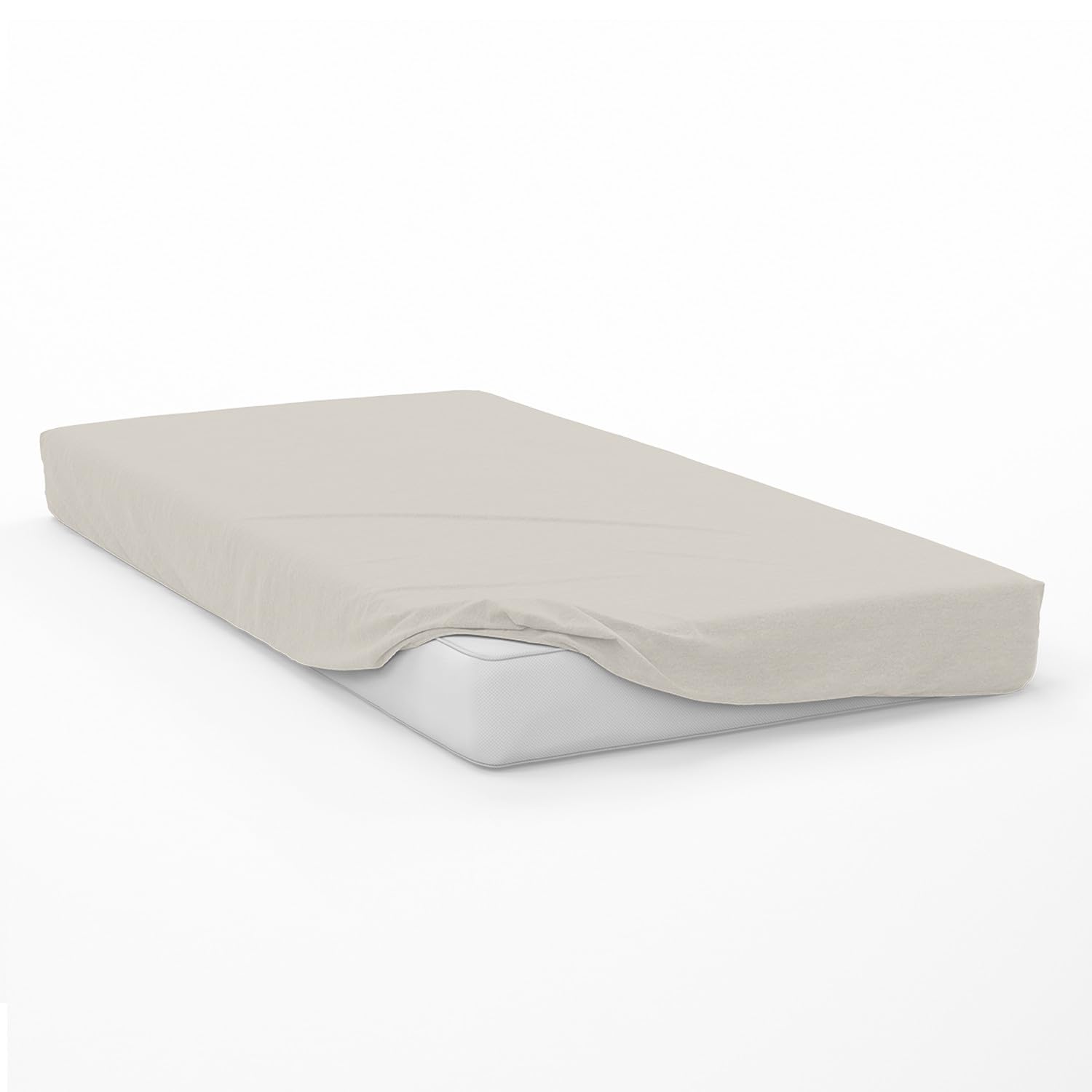 Soleil d'ocre, Cotton Fitted Sheet 57 Thread Count 70 x 140 cm Baby Linen Soleil d'Ocre