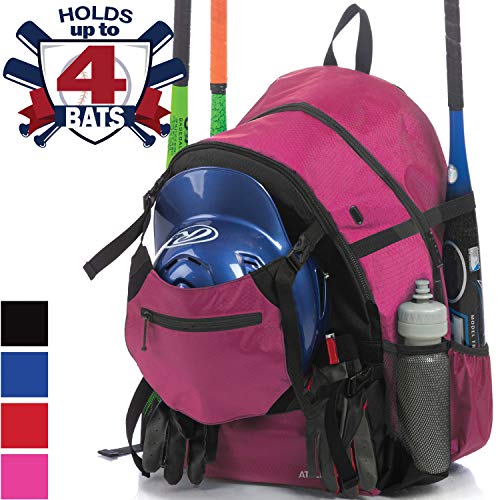 Athletico Advantage Baseball Bag - Baseball Backpack with External Helmet Holder for Baseball