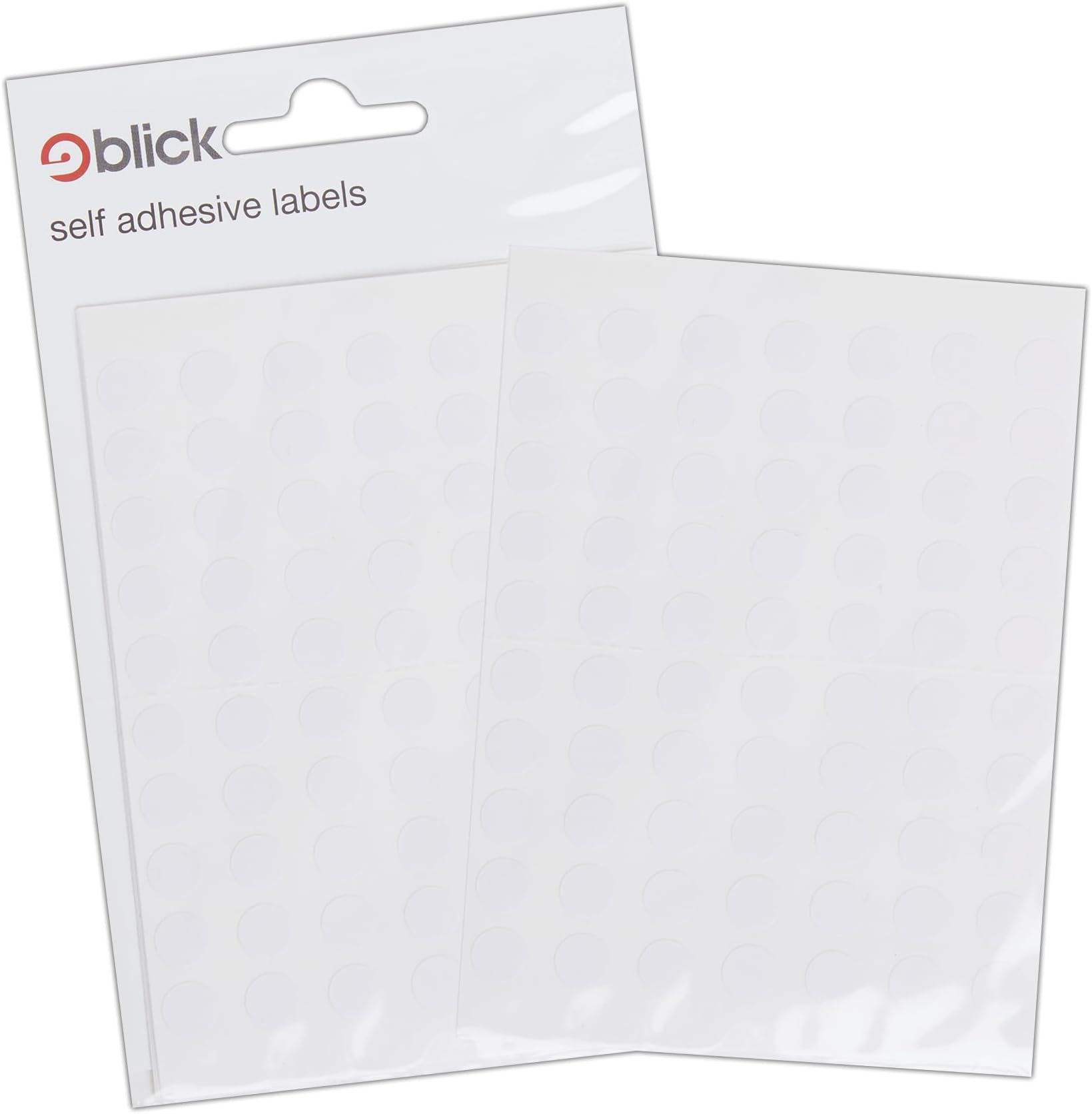 Blick Labels, Fluorescent Red, Self Adhesive Stickers, Coloured Dot, Circles, 13mm - View #6