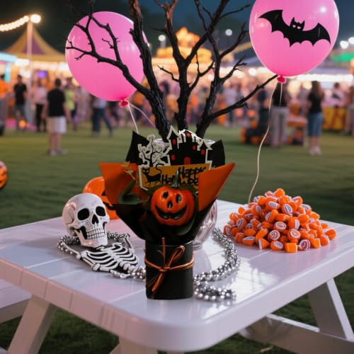 Flores góticas artificiales: decora sin marchitar tu jarrón de Halloween 3