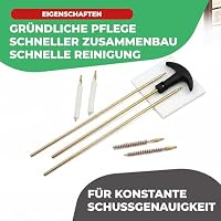 fritz-cell Waffenreinigungsset 4,5 mm/.177 & 5,5 mm/.22 Bürste & Putzstock – Ansicht 5