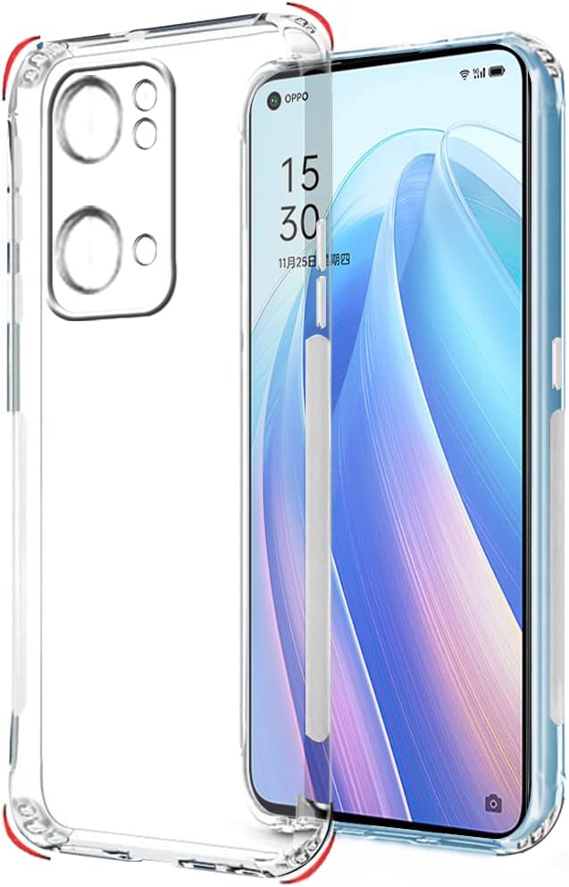 TheGiftKart Back Cover Case For Oppo Reno 7 Pro 5G Back Cover Soft Case|Best Camera Protection|Inbuilt Dust Plugs & Anti-Slip Grip|Ultra Clear Slim Oppo Reno 7 Pro 5G Back Cover (Silicone|Transparent)