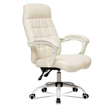 Amazon.co.jp: デスクチェア、PUレザースイベルオフィスチェア