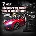 MZS Mini H1 LED Headlight Bulbs,10000LM 6500K Cool White CREE Chips All-in-One Conversion Kit w/360 Degree Adjustable Beam
