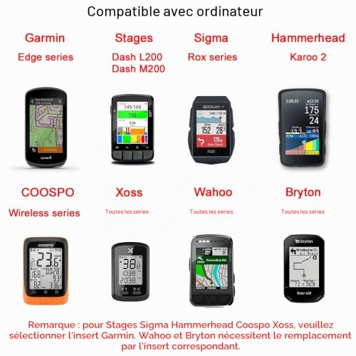 Support de vélo pour Garmin Edge Wahoo Elemnt cintre Trek New Madone