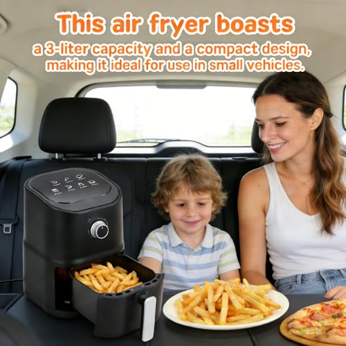 Image of 12V Air Fryer 3.0L Manufacturer Multicooker Roast Bake Lightweight and Portable for Car Kitchen Travel RV Camping (AR-31KD)