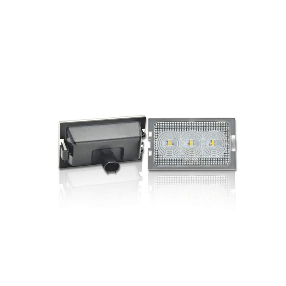 AUTO-STYLE DL RRN01 zestaw niestandardowych świateł tablicy rejestracyjnej LED kompatybilny z Land Rover Discovery 3+4/Freelander 2 i Range Rover Sport