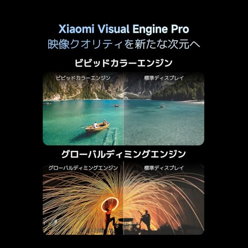 undefined シャオミ(Xiaomi) チューナーレステレビ 55インチ 4K 144Hz 液晶 mini LED(QLED) HDR10+ Google TV搭載 スマートテレビ VRR Dolby Audio HDMIポート有 モニター接続可能 Google 音声検索 Airplay 低反射ディスプレイ 低ブルーライト VESA規格 超薄型 Xiaomi S Pro Mini 2026シリーズ の商品画像 11