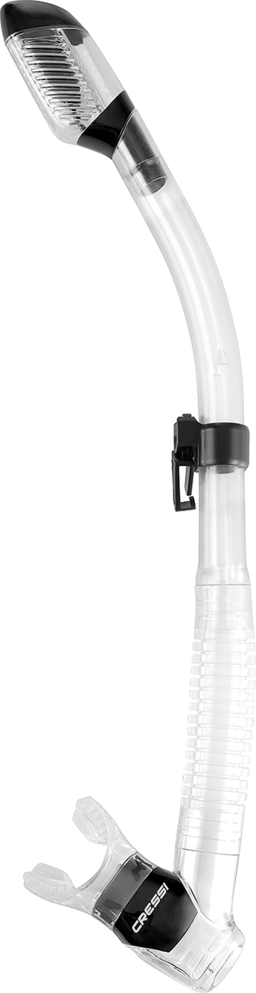 Cressi Adult Diving Dry Snorkel with Splash Guard and Top Valve - Supernova Dry: Designed in Italy