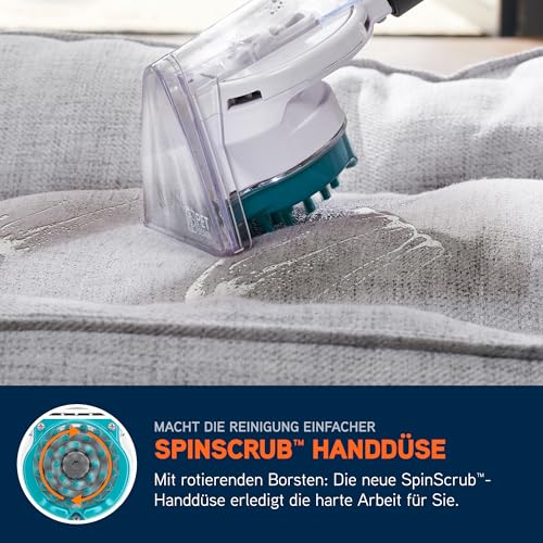 Vax SpotWash Home Haustier-Design Fleckenentferner für Teppiche und Polstermöbel mit SpinScrub-Technologie, kraftvolle Tierpflege… – Ansicht 4