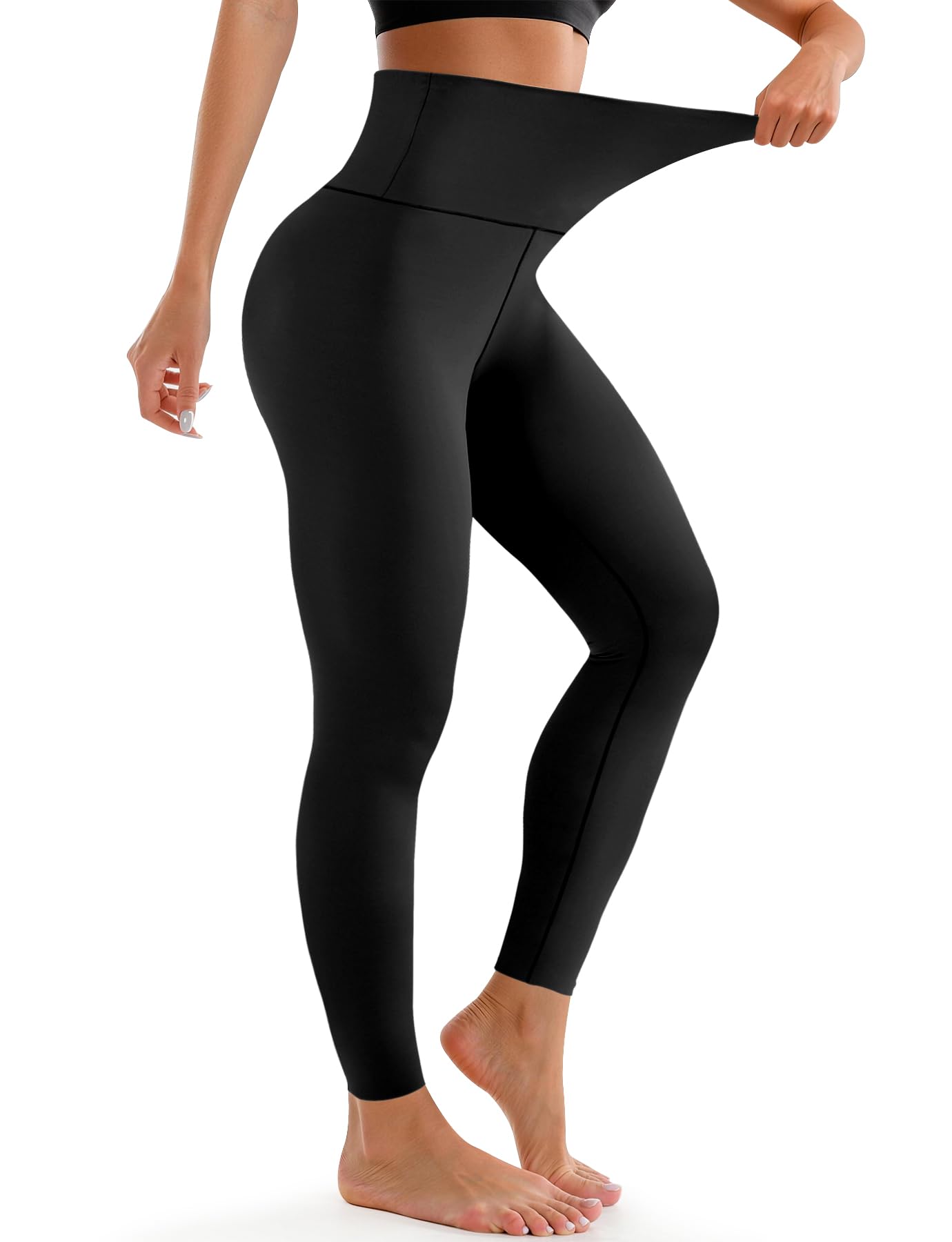 Leggings for Women - High Waisted Full Length Buttery Soft Yoga Pants for Workout Athletic Daily