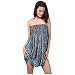 Shawhuaa Womens Bohemian Vintage Tube Dress Summer Casual Beachwear Medium Green