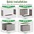 GULAIMOAO Outdoor Storage Box, 45 Gallon Deck Box with Lockable Lid, Waterproof Resin Storage Bin for Cushions, Garden Tools, Patio Furniture, Grey