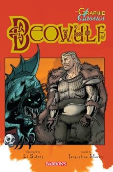 Hardcover Beowulf (Barron's Graphic Classics) Book
