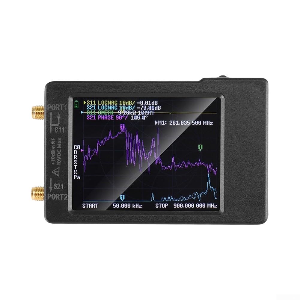 NanoVNA-H Vettore analizzatore di rete 2.8 pollici fino a 300MHz