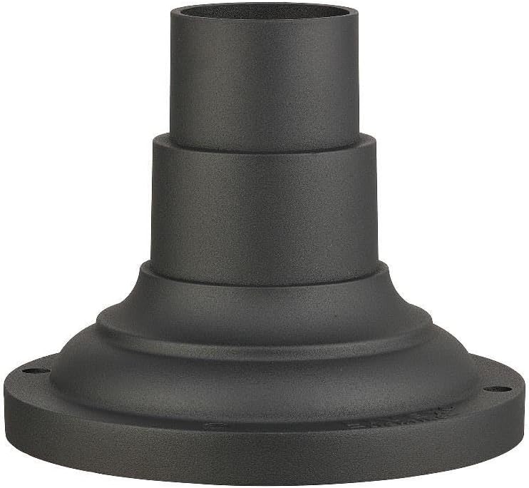 Livex Lighting, 78216-14, Outdoor Pier Mount Adapters, Pier Mount Adapter, Textured Black