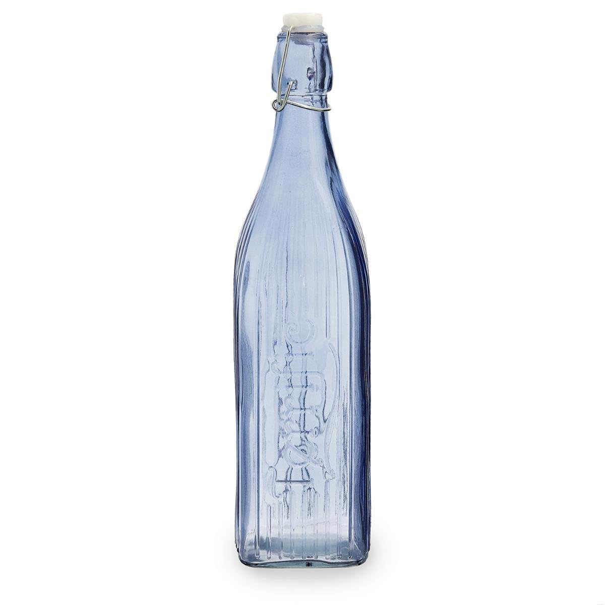 Viba QD 1L Blue Square Soda Bottle