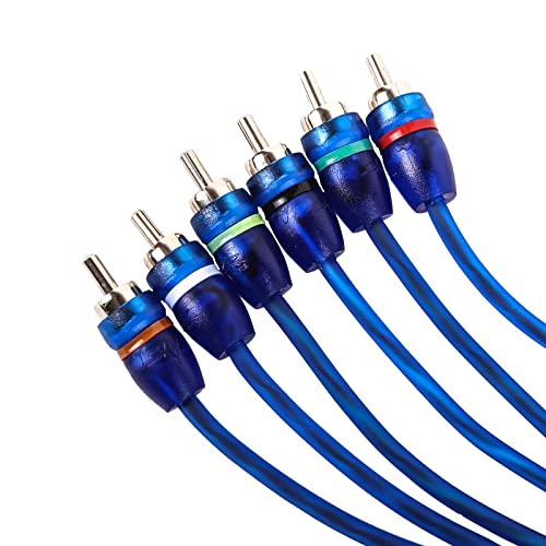 Skar Audio 17-Foot 6-Channel Twisted Pair Rca Interconnect Cable - Skar6Ch-Rca17 #TOP3