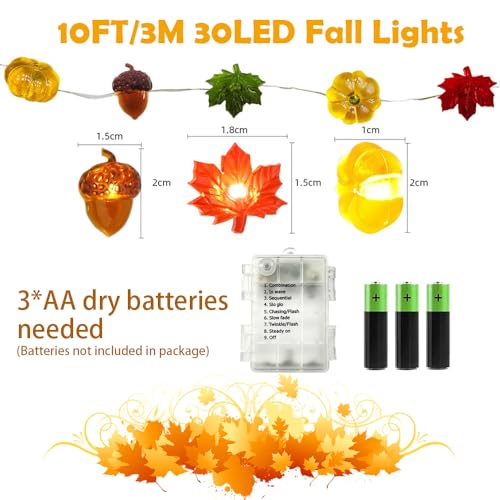 Falldecorations10ft30ledfalllightpumpkinmapleleaflightsbatteryoperated8modestimerorangefairystringlightsforindooroutdoorhomeautumnharvesthalloweenpartythanksgivingdecor Urban Country Home Decor Fall decorations 10ft 30 led fall light pumpkin maple leaf lights battery operated 8 modestimer orange fairy string lights for indoor outdoor home autumn harvest halloween party thanksgiving decor urban country home decor