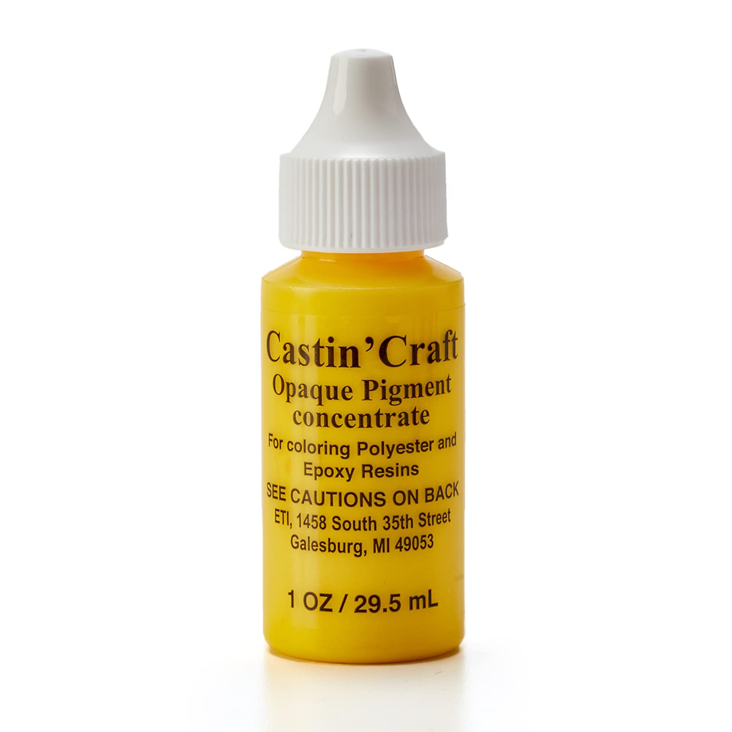 Environmental Technology 1-Ounce Casting' Craft Opaque Pigment, Yellow-image-19