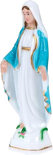 Figura de estatuas romanas, colección renacentista, adorno religioso virgen, decoración catolicista
