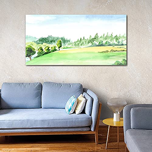Tableau sur verre 140x70 River pour raviver un mur blanc et vide - 4