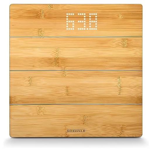 Soehnle Bamboo Digital Bathroom Scale