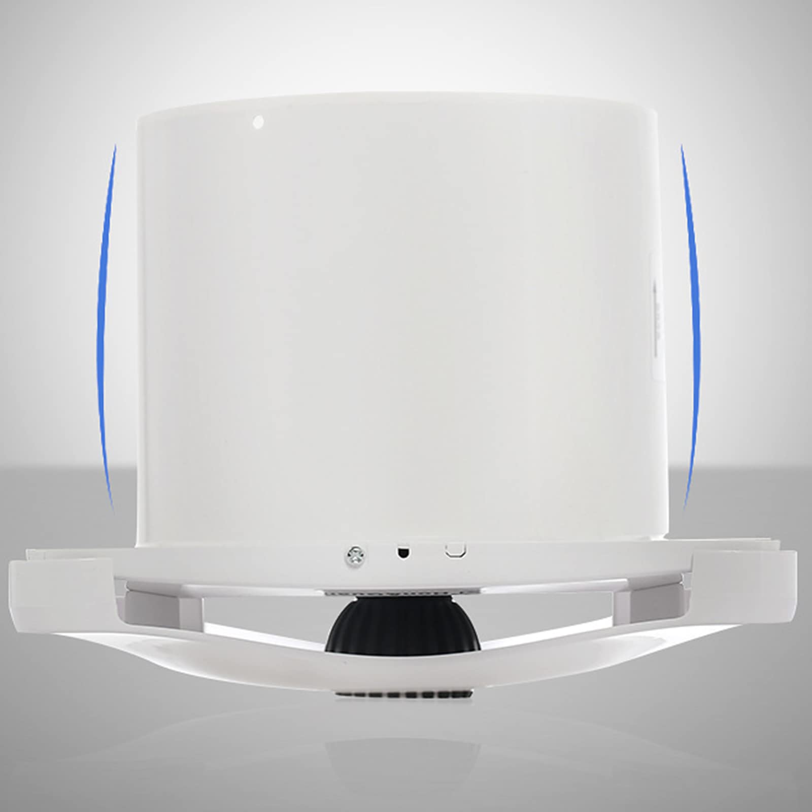 Extractor De Baño, Ventilador De Pared De 6 Pulgadas con Luz Led, Ventilador Silencioso para Baño, Ducha, Inodoro, Cocina, Oficina, Garaje, Blanco.