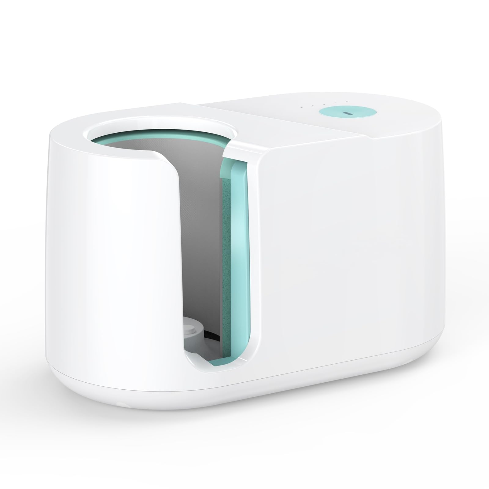 Mug Press Machine, Automatic Mug Heat Press for Sublimation of Coffee Mugs, with One-Touch Setting 11-15 oz, Coffee Cup Transfer Printing, DIY Presents Gifts White