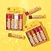 Burt's Bees Lip Balm, 100% Natural Origin, Peppermint, Salted Caramel, Shortbread Cookie and Cranberry Spritz Moisturizing Lip Balms (4-Pack)
