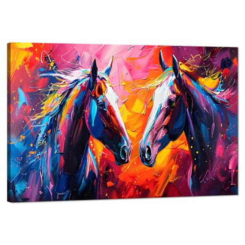 Yatsen Bridge Colorful Horse Wall Art