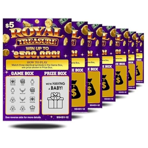 Jayour Pregnancy Announcement Scratch Off Tickets Cover