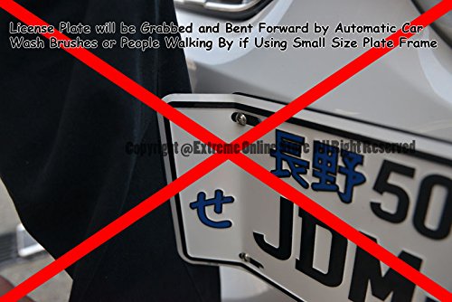 EOS License Plate Front Bumper Tow Mount Adapter Relocator Kit (Version 2, Full Size) - Made for and Compatible with Camaro SS 16-Up 2016 2017