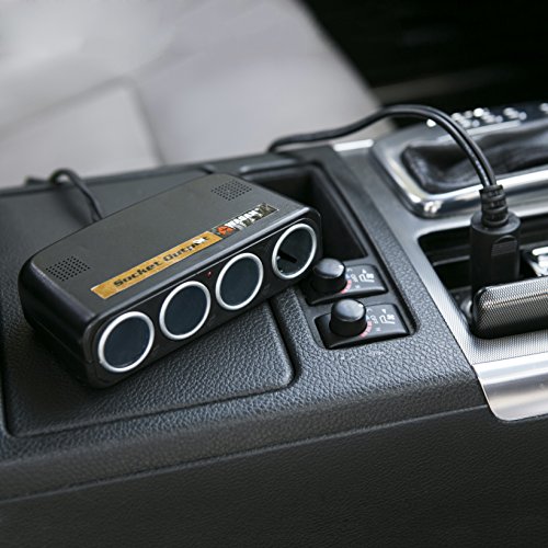 Wagan 4-Way 12V Automotive Socket Splitter And Extender, Cigarette Power Splitter #TOP2