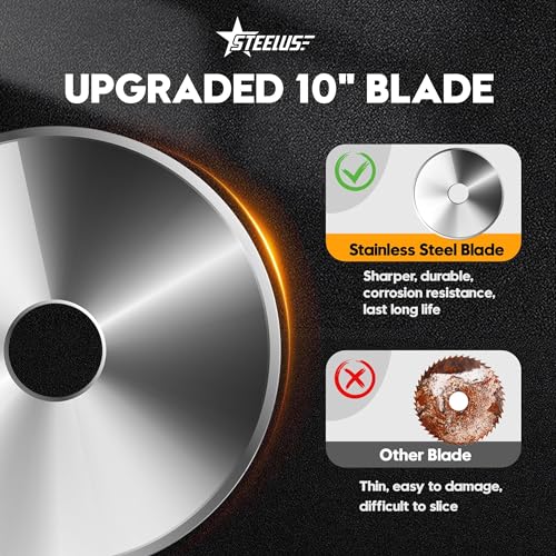 STEELUS Commercial Meat Slicer, 10