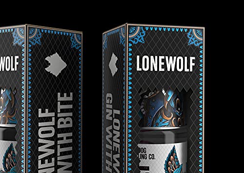 BrewDog Distilling Co. LoneWolf Gin 40% Vol. 0,7l in Geschenkbox mit Metallbecher – Bild 4