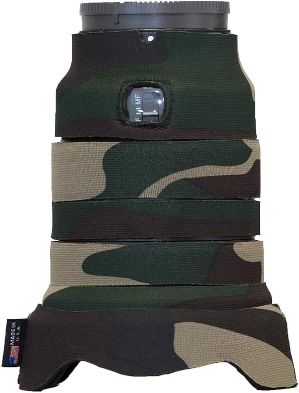 LensCoat Cover Camouflage Neoprene Camera Lens Cover Protection Sony FE 16-35mm f/2.8 GM, Black (lcso1635bk)