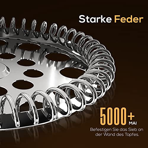 Foto von KICHLY French Press Kaffeemaschine- Tragbare Cafetière mit Dreifachfilter- Hitzebeständiges Glas mit Edelstahlgehäuse- Große Karaffe- 1000ml / 1 litre / 34Oz - Schwarz