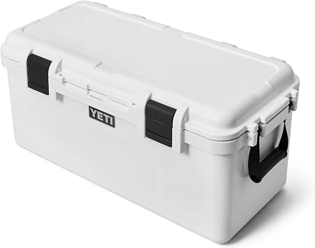 حقيبة شحن مقاومة للماء مقسمة من YETI LoadOut 60 GoBox، صندوق جاف، حقيبة كاميرا، صندوق أدوات صيد، أبيض
