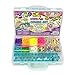 Rainbow Loom® Loomi-Pals™ Combo Set, Features 60 Cute Assorted LP Charms, The New RL2.0, Happy Looms, Hooks, Alpha & Pony Beads, 2300 Colorful Bands All in a Carrying Case forBoys and Girls 7+