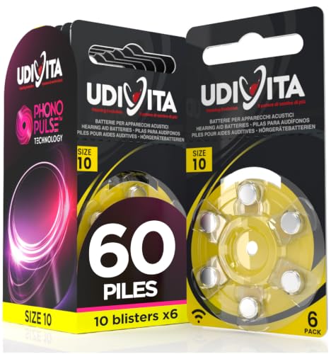 Piles auditives 10 pour converser sereinement Udivita Phono Pulse