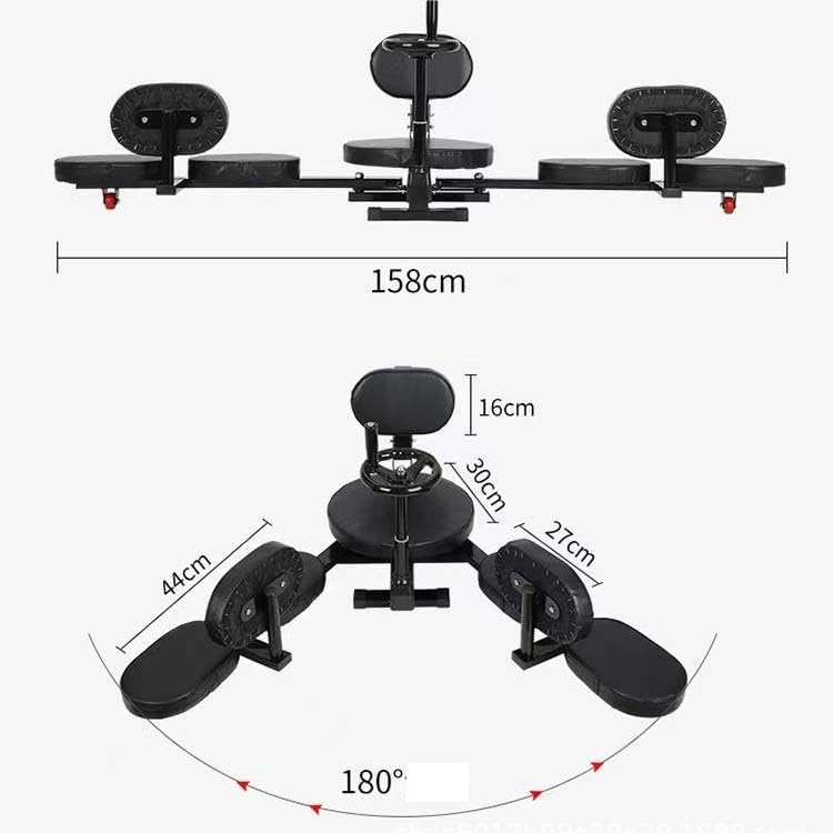Ejercitador de piernas ajustable 0-180° con ruedas miniatura 2