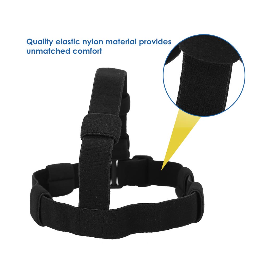 Linterna Diadema Diadema Cinturón Diadema Reemplazo de la Diadema Faros Delanteros Banda Ajustable Linterna de Nylon Manos Libres Soporte de Correa para Linterna 18650