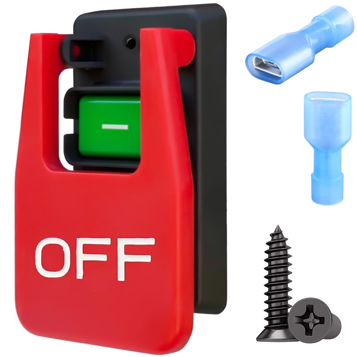 ポータテーブルルーター、天板、スイッチセット HQRP On/Off Switch Compatible with Rockwell Delta Craftsman Jet